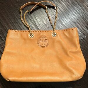 Tory Burch Tan Leather Tote- Large